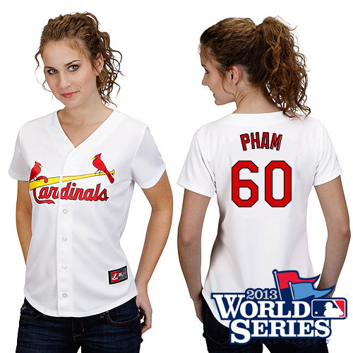 Tommy Pham #60 mlb Jersey-St Louis Cardinals Women's Authentic Road Gray Cool Base Baseball Jersey
